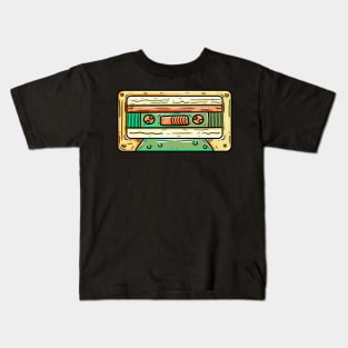 Colorful old mixtape Kids T-Shirt